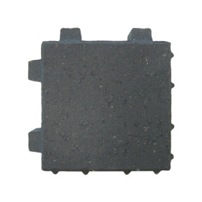 Pavé drainant non vibré noir 20x20x6 cm