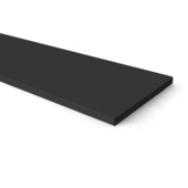 Appui de fenêtre céramique 126x20 cm noir