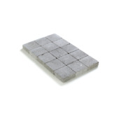 Kasseien beton getrommeld grijs 15x15x5 cm - 105 stuks / 2,42 m²