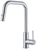 Atlantic keukenkraan Olivier chroom uittrekbaar