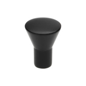 Knop Ashley zwart ¿ 16 mm