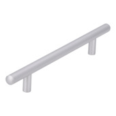 Poignée-barre Romy 240 mm aspect aluminium