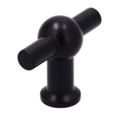 Knop Thea zwart 50 mm