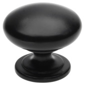 Knop Hilde zwart ¿ 33 mm