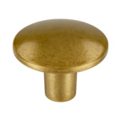 Knop Jelte mat messing ¿ 30 mm