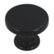 Bouton Jelmer noir mat 30mm