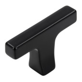 Knop Omer zwart ¿ 48 mm