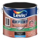 Levis Expert houtlak buiten zijdeglans zwart sneldrogend 2,5 liter