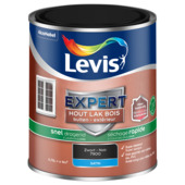 Levis Expert houtlak buiten zijdeglans zwart sneldrogend 750 ml