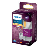 Ampoule sphérique LED à miroir Philips E14 35 W blanc chaud