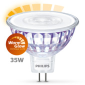 Spot LED Philips GU5.3 35 W blanc chaud dimmable