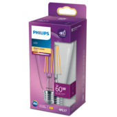 Philips LED edison E27 60 W filament helder niet dimbaar