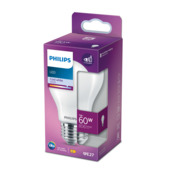 Philips LED peer E27 60 W wit mat niet dimbaar