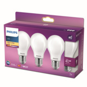Philips LED peer E27 40 W mat niet dimbaar 3 stuks