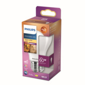 Ampoule poire LED Philips E27 mat 60 W blanc chaud dimmable