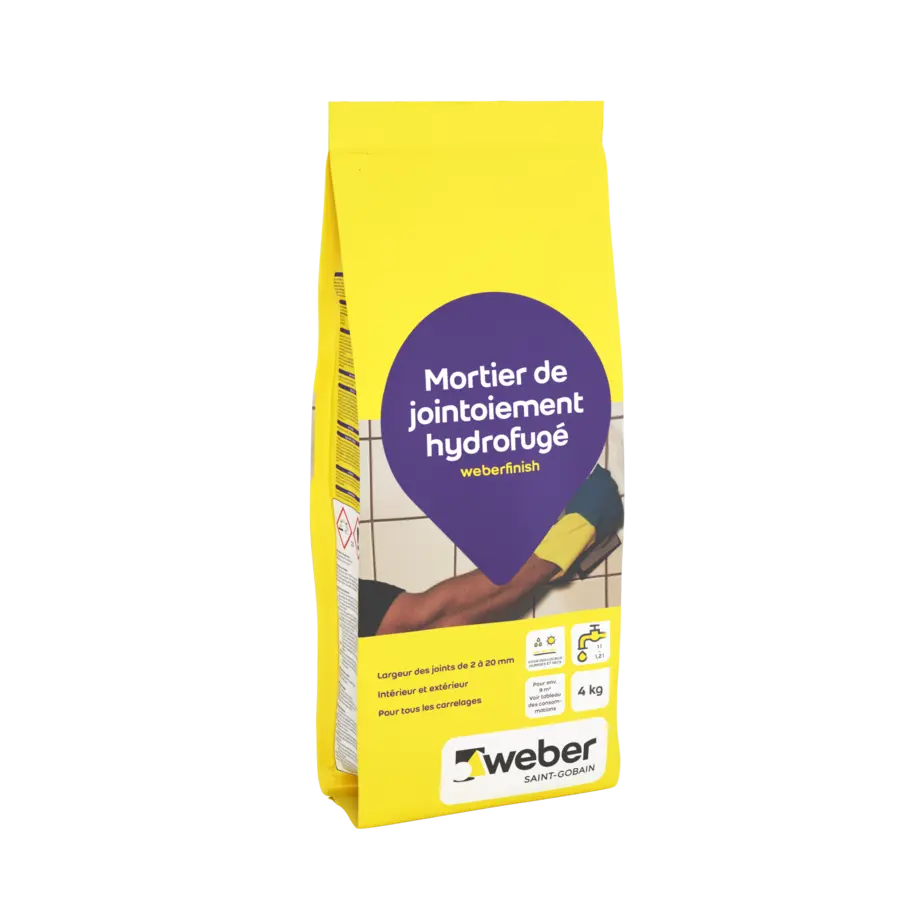 Weber Beamix voegmiddel waterdicht lichtgrijs 4 kg