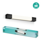 Philips Rover wandlamp vierkant 5 W IP44 zwart