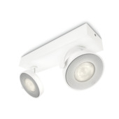 Philips duospot Clockwork wit + WarmGlow LED-lichtbron