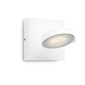 Spot Philips Clockwork blanc + ampoule LED WarmGlow
