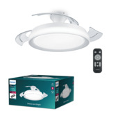 Philips LED plafondlamp Bliss met ventilator wit