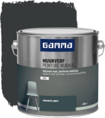 GAMMA muurverf granite grey mat 2,5 liter
