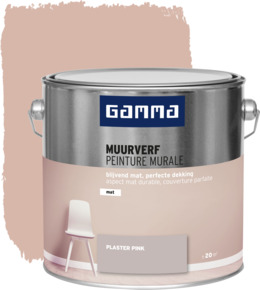 GAMMA muurverf plaster pink mat 2,5 liter