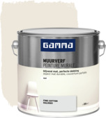 GAMMA muurverf RAL 9001 fine cotton mat 2,5 liter