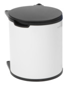 Brabantia inbouwvuilbak 15 L wit