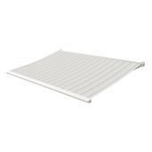 Knikarmscherm Calando streep grijs (kleurnr. D312) op maat