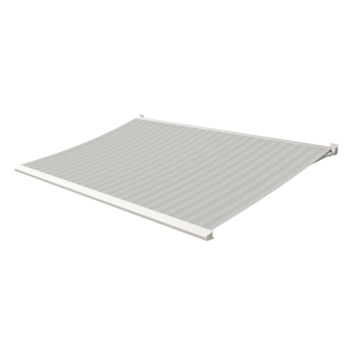 Knikarmscherm Calando streep grijs (kleurnr. 320888) op maat