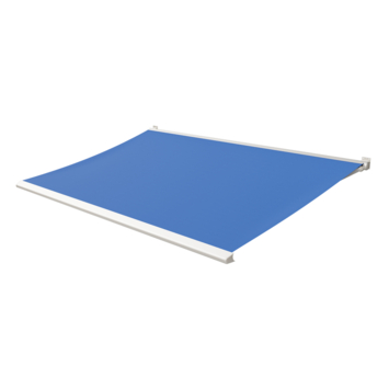 Store banne Calando bleu uni (couleur 0017) sur mesure