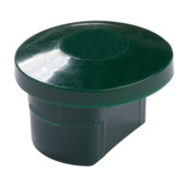 Giardino tuinpaalkap voor profieltuinpaal groen 48 mm