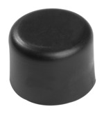 Giardino tuinpaalkap voor ronde tuinpaal zwart 40 mm