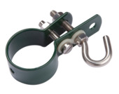 Collier de fixation avec crochet pour jambe de force Giardino vert 34 mm