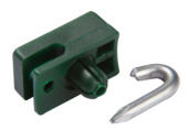 Support fil de tension + crochet Giardino vert 10 pièces