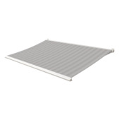 Knikarmscherm Calando streep grijs (kleurnr. T386) op maat