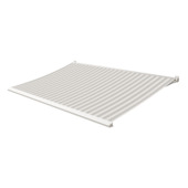 Knikarmscherm Calando streep grijs (kleurnr. 8931) op maat