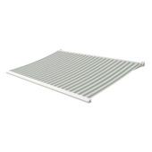 Knikarmscherm Calando streep groen/grijs (kleurnr. 320252) op maat