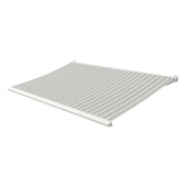 Store banne Calando rayé gris (couleur 315222) sur mesure