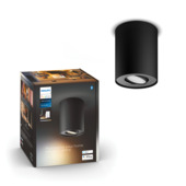 Philips Hue opbouwspot Pillar 1x 5 W zwart incl. switch en bluetooth
