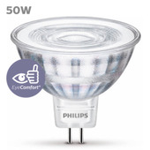 Spot LED Philips GU5.3 50 W blanc chaud dimmable