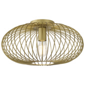 GAMMA Plafondlamp Nikki messing Ø 39 cm