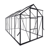 Serre Royal Well Kate IV noir verre de sécurité 3 mm