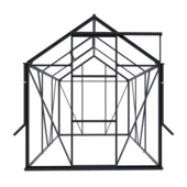 Royal Well Kate I serre full option aluminium zwart 3,67 m²