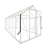 Serre Royal Well Kate V blanc verre de sécurité 3 mm