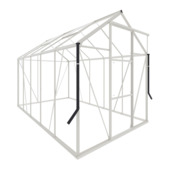 Serre Royal Well Kate III blanc verre de sécurité 3 mm