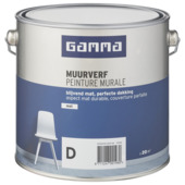Peinture Murale GAMMA mat 2,5 L base D