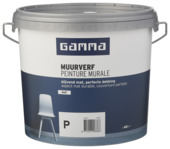 Peinture Murale GAMMA mat 10 L base P