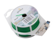Fil plastifié Giardino bobinot 50 m vert