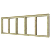 Tuinhek grenen Donau ± 60x180 cm